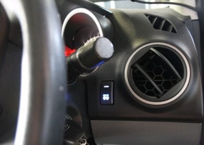 Mazda BT-50 B32P Spotlight Install Switch Installed in Blank on Dash