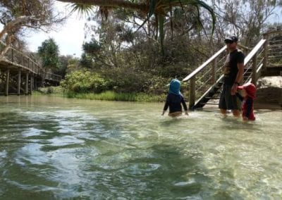 Top 9 things to do on Fraser Island with kids - Eli Creek