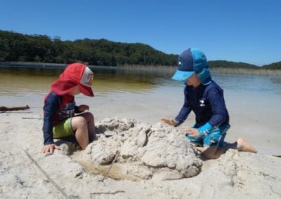 Top 9 things to do on Fraser Island with kids - Lake Garawongera