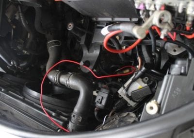 Audi Starter Motor Under Bonnet