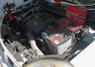 Nissan X-Trail T31 Under Bonnet Compressor Replacement