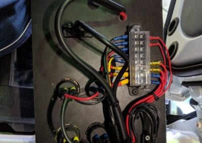 Back of Fuse-Switch-Socket Panel