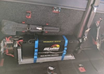 Battery System Without Rear Seat