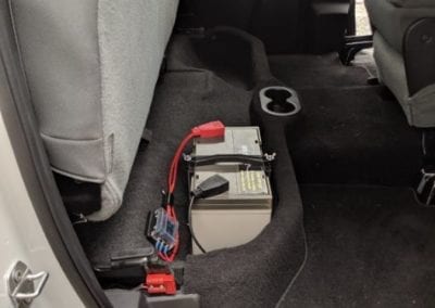 AGM Battery Under Seat