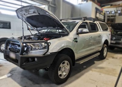 Ford Ranger Behind Seat Lithium Dual Battery System