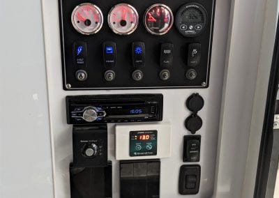 Control Panel with Enerdrive Monitors