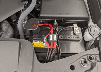 Starting Battery with Connections